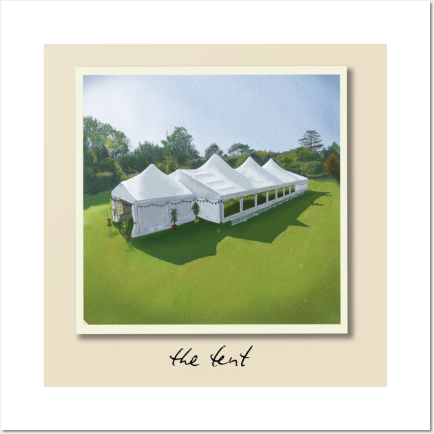 The Great British Bake Off - Hand-Drawn "The Tent" *UPDATED* Wall Art by yawncompany